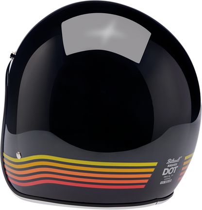 BILTWELL Bonanza Helmet - Gloss Black Spectrum - XL 1001-536-205