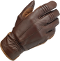 BILTWELL Work Gloves - Chocolate/Suede - XS 1503-0202-001