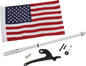 SHOW CHROME Folding Flag Pole - Right 41-203R