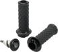 BILTWELL Grips - Alumicore - Dual Cable - Black 6604-201-01