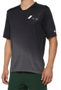 100% Celium Jersey - Short-Sleeve - Black/Charcoal - Large 40011-00002