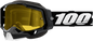 100% Racecraft 2 Snow Goggles - Black - Yellow 50011-00001