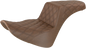 SADDLEMEN Step-Up Seat - Full Lattice Stitch - Brown 818-33-175BR