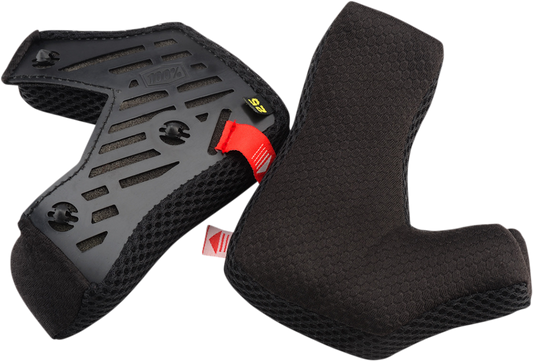 100% Aircraft Cheek Pads - XS, L 89008-00003