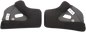 BILTWELL Gringo/Gringo S Cheek Pads - 25 mm CP-GRG-BLK-25