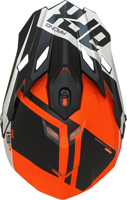 AFX FX-19R Helmet - Racing - Matte Orange - Large 0110-7085