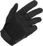 BILTWELL Moto Gloves - Black - Small 1501-0101-002