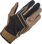 BILTWELL Baja Gloves - Chocolate - XL 1508-0201-305