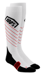 100% Hi-Side Performance Socks - White - Small/Medium 20054-00005
