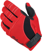 BILTWELL Moto Gloves - Red/Black/White - XS 1501-0804-001