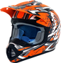 AFX FX-17 Helmet - Butterfly - Matte Orange - Small 0110-7112