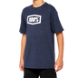 100% Youth Icon T-Shirt - Navy - XL 20001-00015