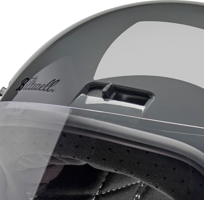BILTWELL Gringo SV Helmet - Gloss Storm Gray - Large 1006-109-504