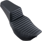 SADDLEMEN Step-Up Seat - Front Tuck-n-Roll - Black - FLHR/FLHX 897-06-171