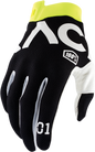 100% Racr iTrack Gloves - Black - Medium 10015-019-11