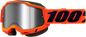 100% Accuri 2 Snow Goggles - Neon Orange - Silver Mirror 50022-00004