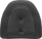 SADDLEMEN Tour-Pak Backrest Pad Cover - Pillow Top - Black 88-11884PT