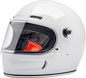 BILTWELL Gringo SV Helmet - Gloss White - Large 1006-104-504