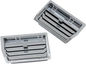 SHOW CHROME Lower Fairing Fresh Air Vents - Chrome 52-552