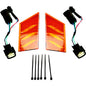 SHOW CHROME gold aura turn signal light amber slingshot 44-112