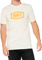 100% Essential T-Shirt - Chalk/Orange - Large 32016-461-12
