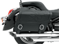 SADDLEMEN Flame Saddlebag - Black - Large X021-05-0411