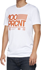 100% Tech Surman T-Shirt - White - Small 35031-000-10