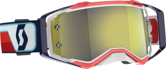 SCOTT Prospect Goggle - Red/White - Yellow Chrome 272821-1005289