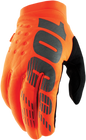 100% Youth Brisker Gloves - Orange/Black - Large 10004-00006