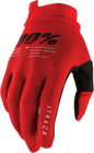 100% iTrack Gloves - Red -Medium 10008-00016