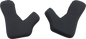 100% Aircraft Cheek Pads - S, M, XL 89008-00002
