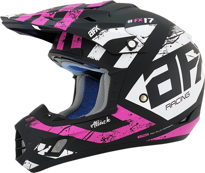 AFX FX-17 Helmet - Attack - Matte Black/Hi-Vis Yellow - XS 0110-7172