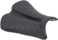 SADDLEMEN Track Seat - Lattice Stitch - Black - ZX6R '09-'18 0810-K061