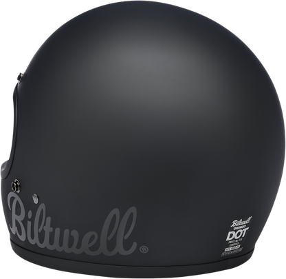 BILTWELL Gringo Helmet - Flat Black Factory - 2XL 1002-638-106