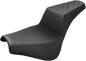 SADDLEMEN Step-Up Seat - Rear Lattice Stitch - Black 818-30-173