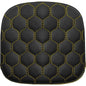 SADDLEMEN Sissy Bar Pad - Honeycomb - Gold Stitching 040749GOL