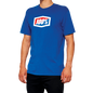 100% Official T-Shirt - Royal Blue - Medium 20000-00016