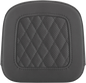 SADDLEMEN Sissy Bar Pad - Lattice Stitched - Black - FL '99-'23 0407SM