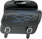 SADDLEMEN Flame Saddlebag - Blue - Large 3501-0773