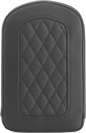 SADDLEMEN Sissy Bar Pad - Lattice Stitched - Black 0411SM