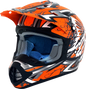AFX FX-17Y Helmet - Butterfly - Matte Orange - Small 0111-1381