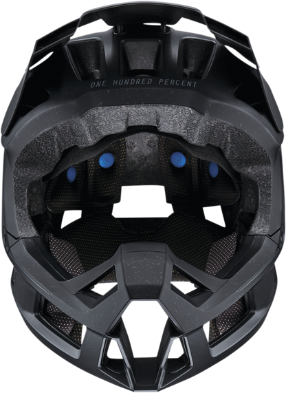 100% Trajecta Helmet - Fidlock - Black - XL 80003-00004