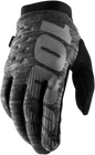100% Brisker Gloves - Heather Gray - Small 10003-00020