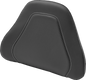 SADDLEMEN Tour-Pak Backrest Pad Cover - Carbon Fiber - Black 88-11885CF