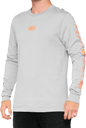 100% Retro Future Long-Sleeve T-Shirt - Vapor - Small 33007-404-10