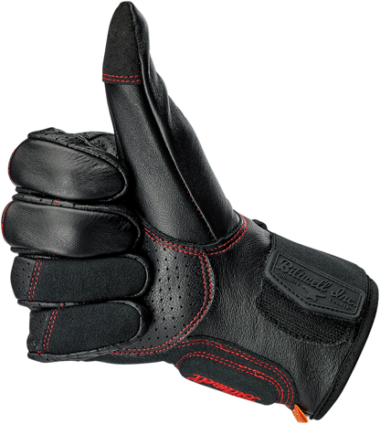 BILTWELL Borrego Gloves - Redline - Medium 1506-0108-303