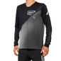 100% R-Core-X Long-Sleeve Jersey - Black/Gray - 2XL 40000-00004
