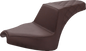 SADDLEMEN Step Up Seat - Front Smooth/Rear Lattice - Brown - Chief I21-04-173BR