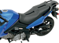 SADDLEMEN Gel Channel Track Carbon Fiber Sport Seat - Black - VStrom 0810-S018