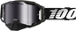 100% Armega Snow Goggles - Black - Silver Mirror 50008-00001